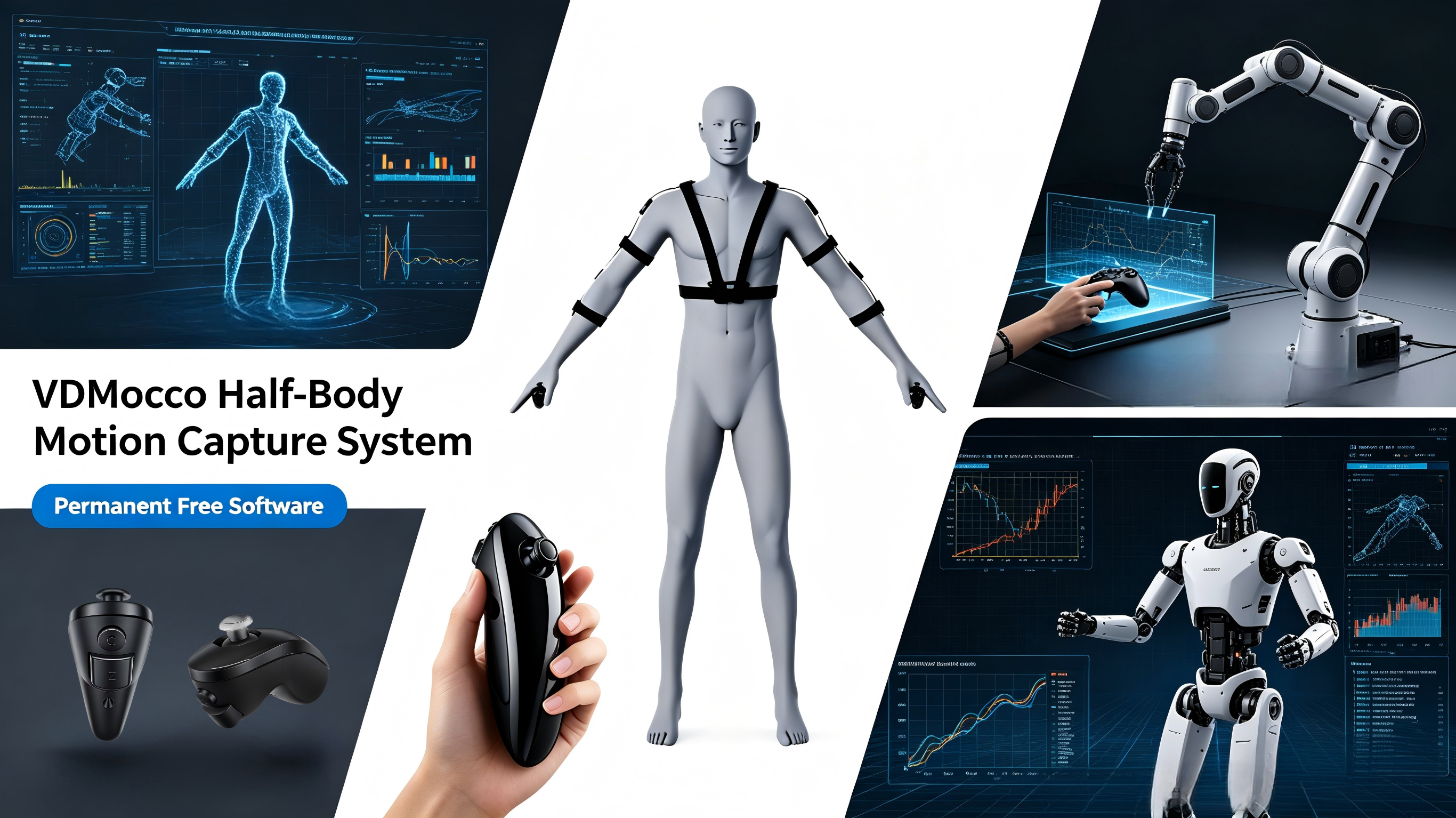 VDMocco半身动作捕捉系统英文产品页
