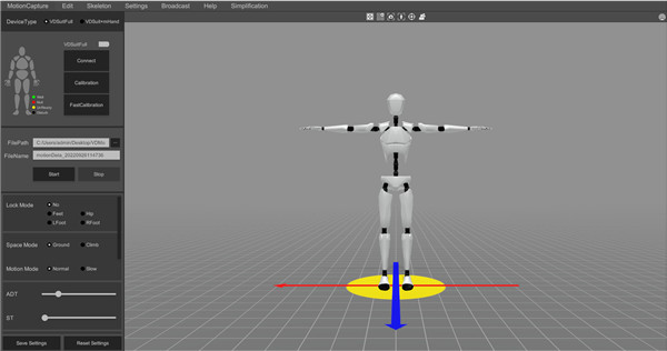 Virdyn VDSuit пурра барои Функсияи пурраи бадан Inertia Motion Capture Suit