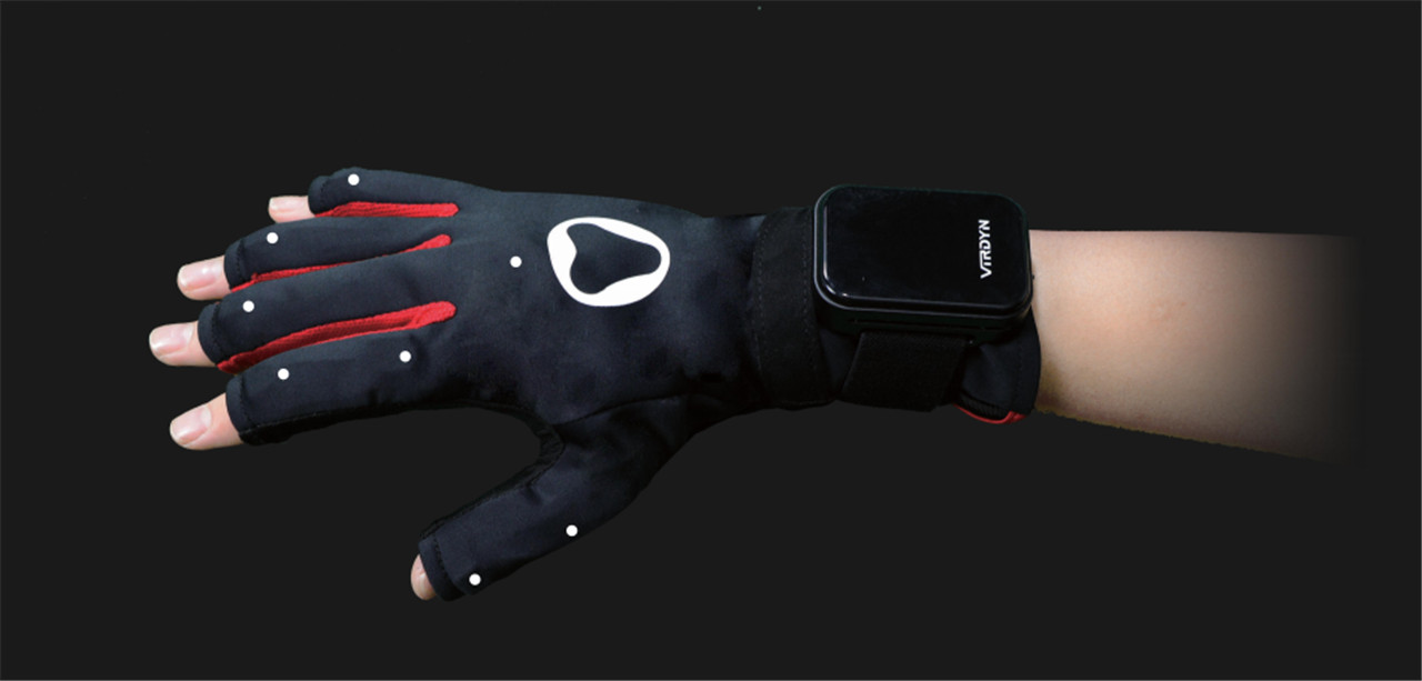 Virdyn mHand Pro 用于虚拟现实的智能动作捕捉手套 (10)